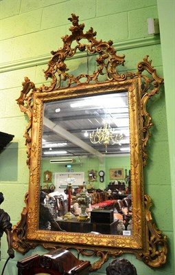 Lot 1248 - Reproduction Rococo style gilt mirror