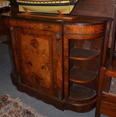 Lot 1283 - A Victorian walnut credenza