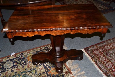 Lot 1353 - A rosewood side table