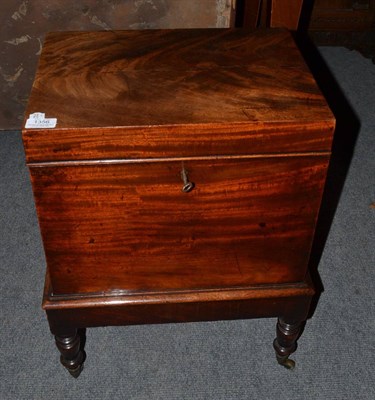 Lot 1356 - A mahogany cellarette