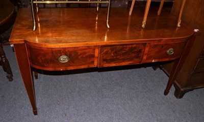 Lot 1368 - A 19th century mahogany serving table