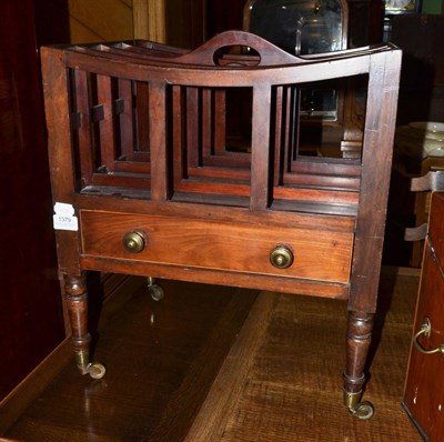 Lot 1379 - A Regency mahogany Canterbury