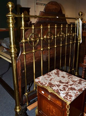 Lot 1473 - Victorian brass bed