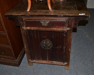 Lot 1500 - An antique Chinese side cabinet