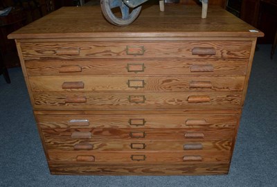 Lot 1504 - Pine map chest