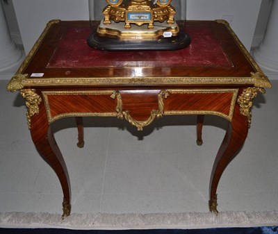 Lot 1681 - A 19th century French kingwood and gilt metal mounted side table