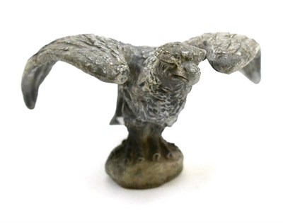 Lot 87 - Cast lead eagle ornament, height 12cm