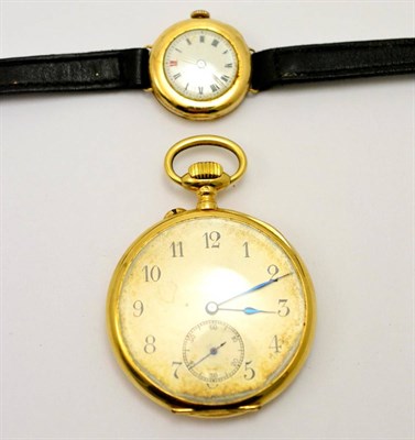 Lot 192 - An open faced pocket watch, retailed by Wilson & Gill, 139&141 Regent Street London W, circa...