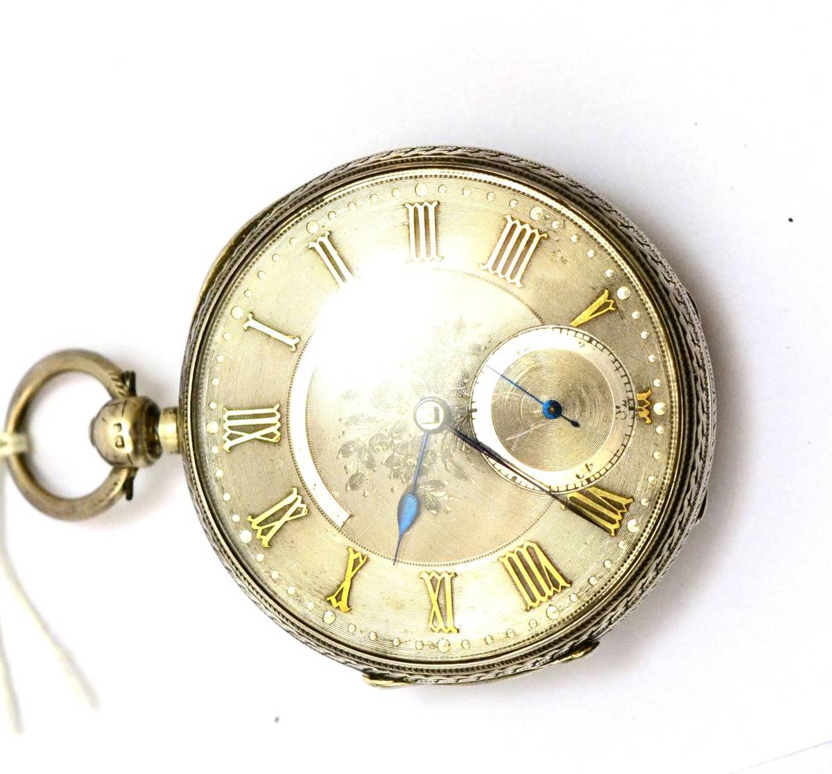 Lot 247 - A silver open faced pocket watch, signed John Forrest, London, 1898, lever movement with dust cover
