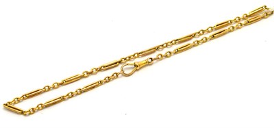 Lot 333 - # A fancy link chain, length 37cm