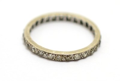 Lot 542 - A diamond eternity ring, total estimated diamond weight 0.75 carat approximately, finger size P1/2