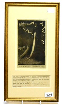 Lot 1002 - Aubrey Vincent Beardsley (1872-1898) Sir Henry Irving as Becket in the play by Alfred Tennyson...