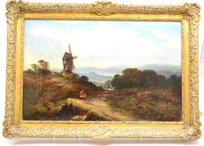 Lot 1009 - Walter Williams (fl.1841-1876) ";On the Surrey Hills";, signed and dated 1870, bears...