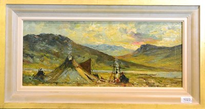Lot 1023 - Herbert Royle (1870-1958) Scottish Loch scene, signed, oil on canvasboard, together with a...