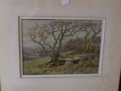 Lot 1074 - Walter J Watson RCA (1879-1979) ";Hillside North Wales";, signed, gouache, 25cm by 35cm