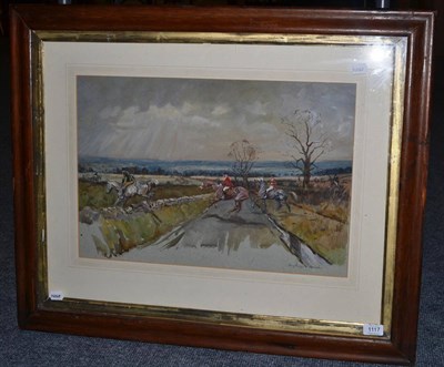 Lot 1117 - Attributed to Tom Carr (1909-1999) ";Heythrop Hounds";, inscribed, alternatively inscribed...