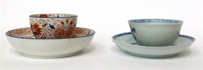 Lot 97 - * A Chinese porcelain Nanking Cargo tea bowl and saucer, Christie's label; and a pearlware tea bowl