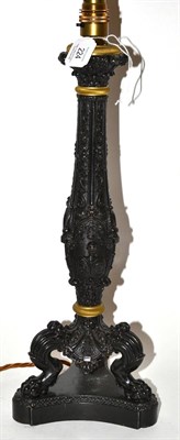 Lot 224 - * A late 19th century bronze table lamp in the Renaissance style, 42cm high