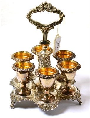 Lot 479 - A Victorian silver egg cruet