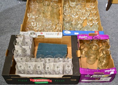 Lot 737 - ~ A large quantity of assorted drinking glasses and an extensive Royal Porcelain dinner and tea...