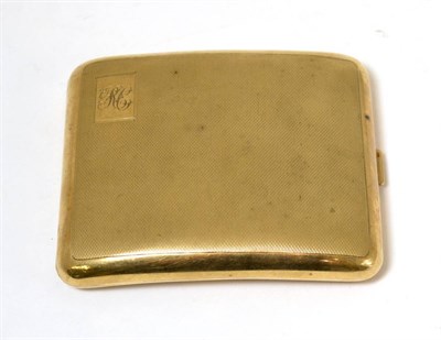 Lot 740 - A 9ct gold cigarette case