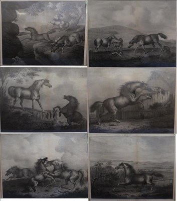 Lot 1008 - ^ Engelmann after Henry Bernard Chalon (1770-1849) ";Passions of the Horse"; an entirely new...