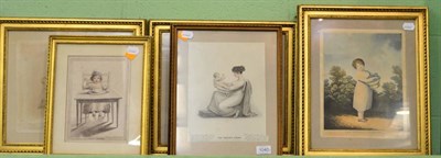 Lot 1040 - ^ Buck after Freeman, ";Step by Step or the Progress of Human Life";, tinted engraving,...