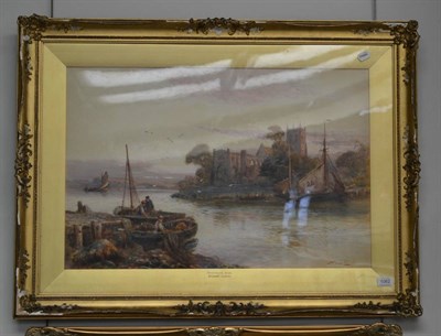 Lot 1062 - Walter Stuart Lloyd RBA (1845-1929)  ";Christchurch, Hants";, signed, watercolour heightened...