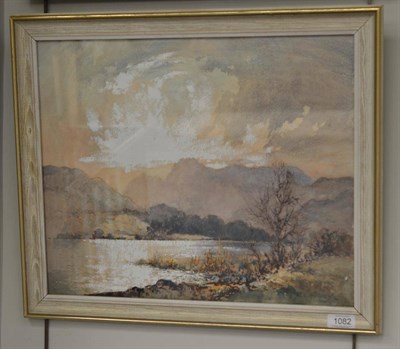 Lot 1082 - Robert Leslie Howey (1900-1981) ";Elterwater and Langdale Pikes";, signed and dated (19)74,...