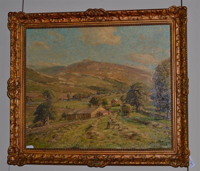 Lot 1191 - Herbert Royle (1870-1958) Simon's Seat, near Grassington, signed, oil on canvas board, 50cm by 60cm