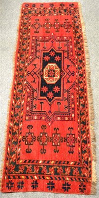 Lot 1254 - A 19th century Ersari Camel trapping, Emirate of Bukhara, the madder field centred by an indigo...