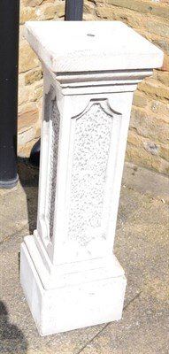 Lot 1288 - A composition garden column, height 99cm