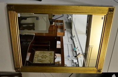 Lot 1469 - * A reproduction gilt framed mirror, height 120cm