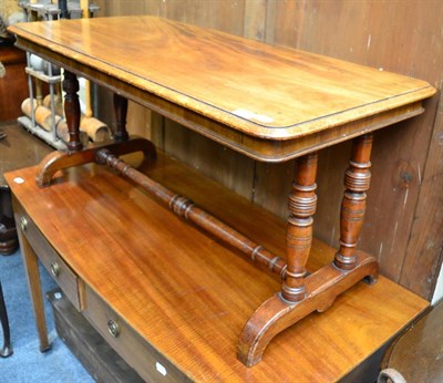 Lot 1480 - A Victorian mahogany coffee table (adapted)