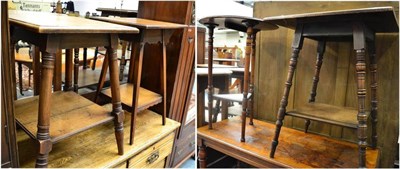 Lot 1502 - ~ Five late Victorian occasional tables