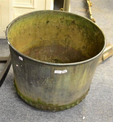 Lot 1551 - # A 19th century copper log bin, 64cm diameter