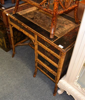 Lot 1604 - A bamboo writing desk