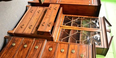 Lot 1617 - A George III secretaire bookcase