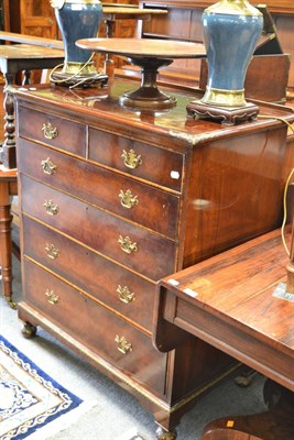 Lot 1686 - A Waring & Gillow walnut and parcel gilt six drawer straight fronted chest of drawers