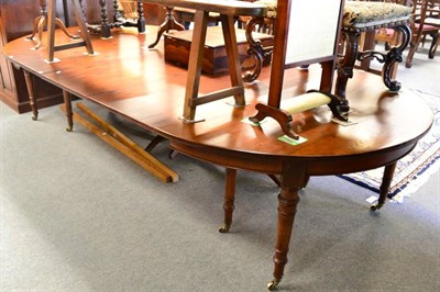 Lot 1760 - ~ A D-end dining table with later pine top