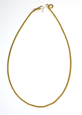 Lot 28 - A foxtail link chain, length 52.5cm