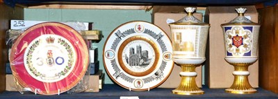 Lot 537 - Six collectors platers makers include Wedgwood, Mulberry Hall, Spode and two ceramic Spode...