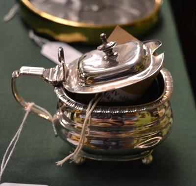 Lot 560 - ^A George IV oblong silver mustard pot, TJ, London, 1733