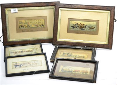 Lot 626 - A pair of stevenographs titled ";The Water Jump"; and ";The Godiva Procession";, together with...