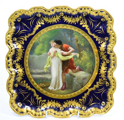 Lot 656 - An Austrian Vienna cabinet plate, signed by Bartschneider