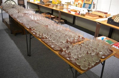 Lot 716 - ^A large quantity of glass (on 19 trays)