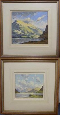 Lot 1005 - Robert Leslie Howey (1900-1981) ";Thirlmere";, signed in pencil and inscribed on the mount, pastel