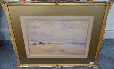 Lot 1109 - Thomas Bush Hardy RBA (1842-1897) ";Crossing the Sands"; signed and dated 1888, watercolour...