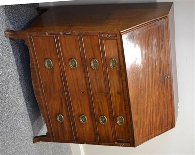 Lot 1203 - A George III mahogany bureau