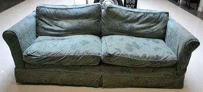 Lot 1431 - A large Newby sofa by James Brindley, 232cm wide